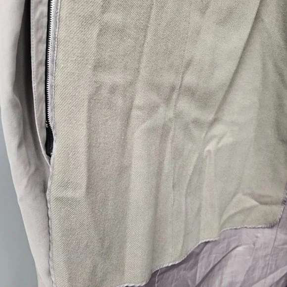 Valerie Stevens Women's Microfiber Tan Lined Trench Coat Size 6 - Picture 3 of 10